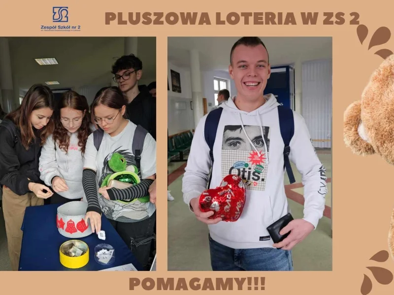 Pluszowa Loteria w ZS nr 2 w Łukowie