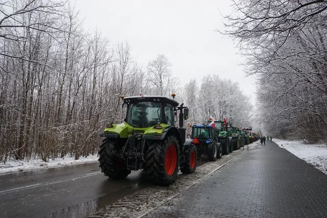 Poniatowa - protest rolników