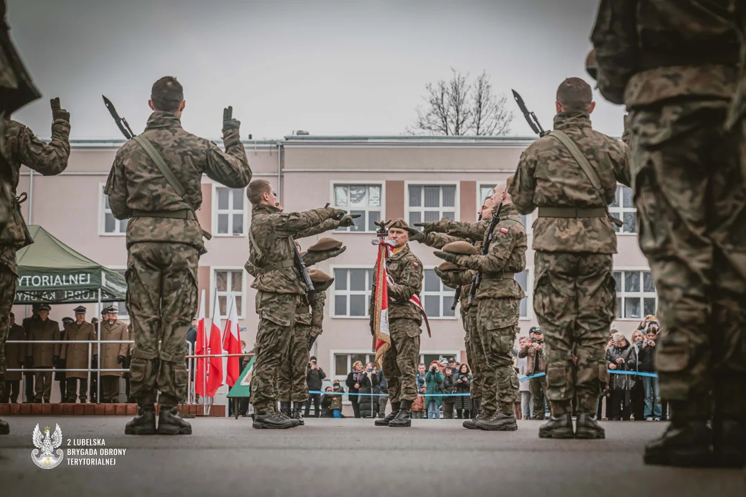 Lublin: Nowi terytorialsi złożyli przysięgę wojskową