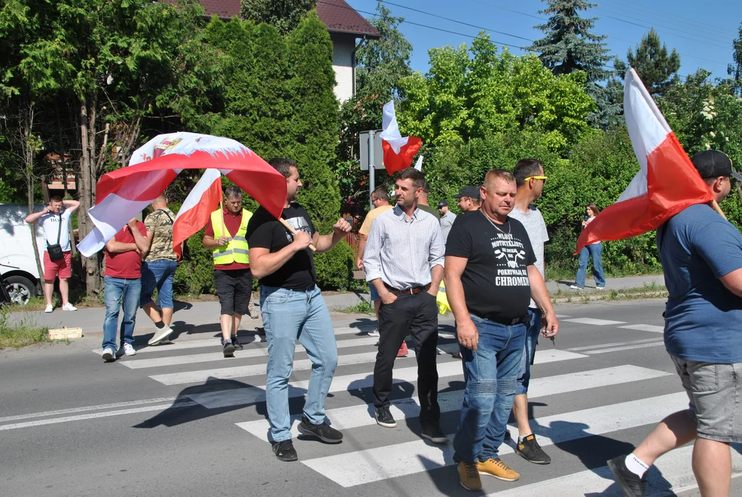 Protest rolników w Opolu Lubelskim