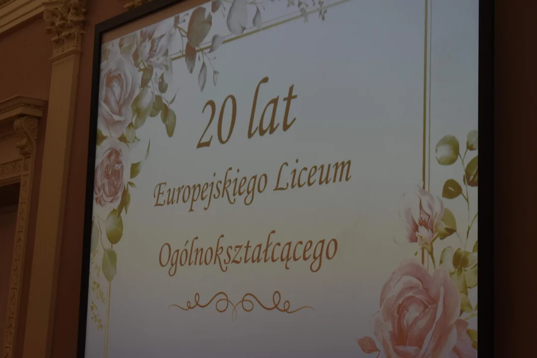 20-lecie istnienia Liceum Europejskiego