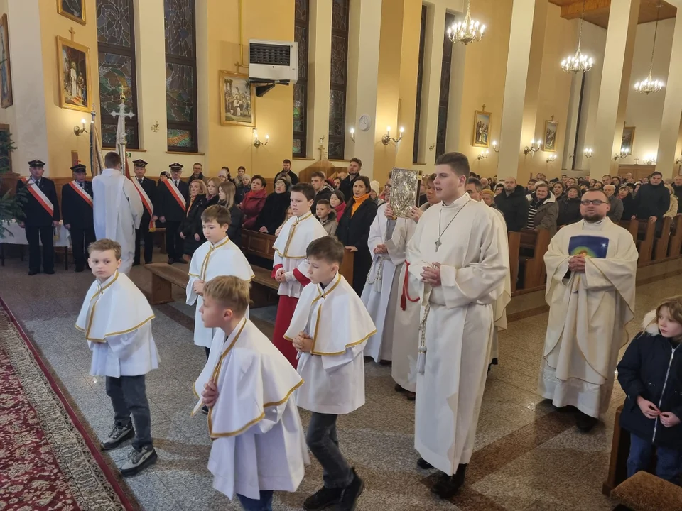 Msza święta i spotkanie opłatkowe łukowskich kolejarzy