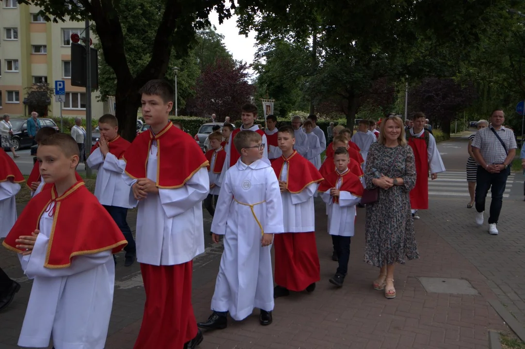 Procesja  Bożego Ciała w Puławach