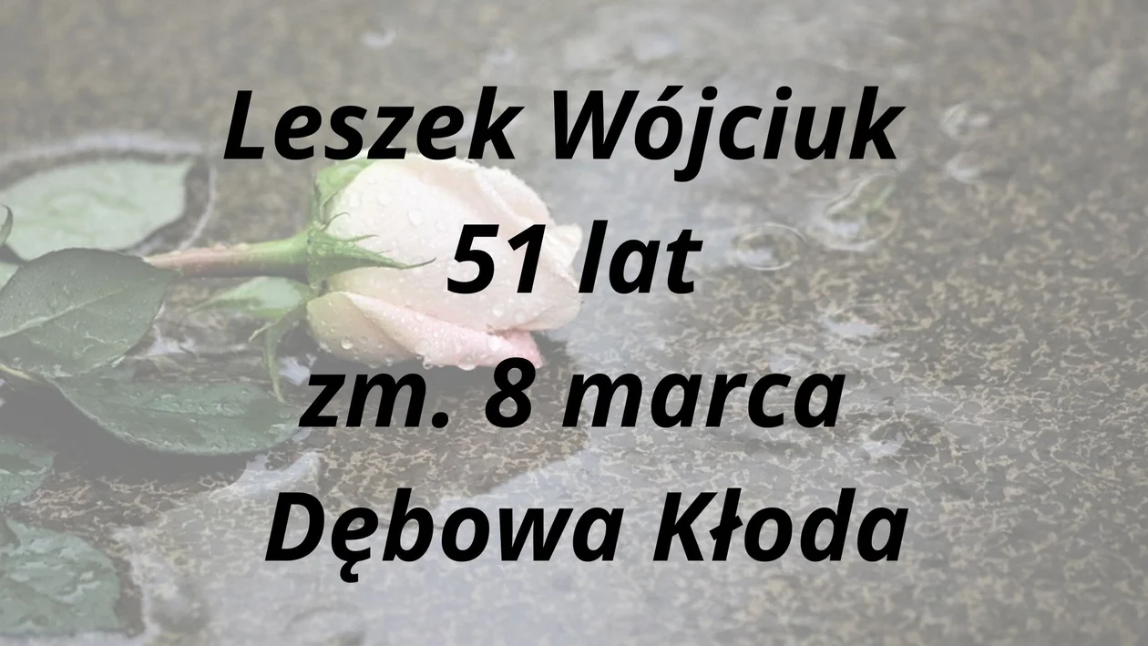 Nekrologi powiat parczewski