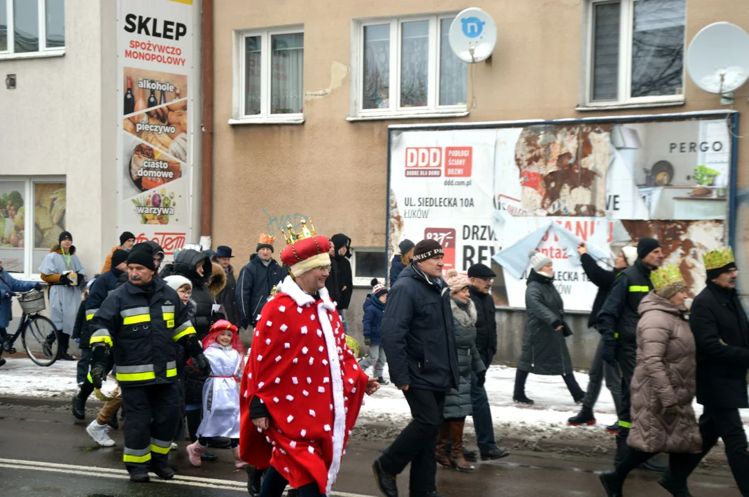 Wędrowaliśmy z Trzema Królami po ulicach Łukowa