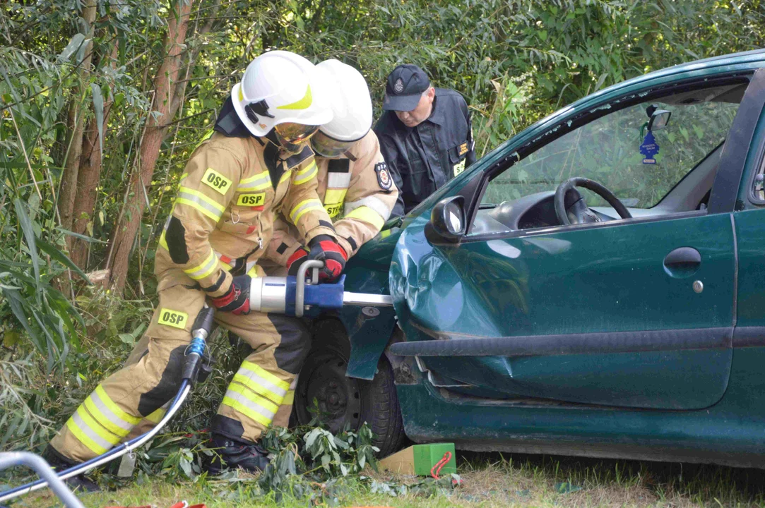 Akcja strażaków na dożynkach w Jeziorzanach