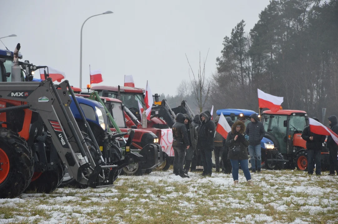 Protest rolników w Chodlu