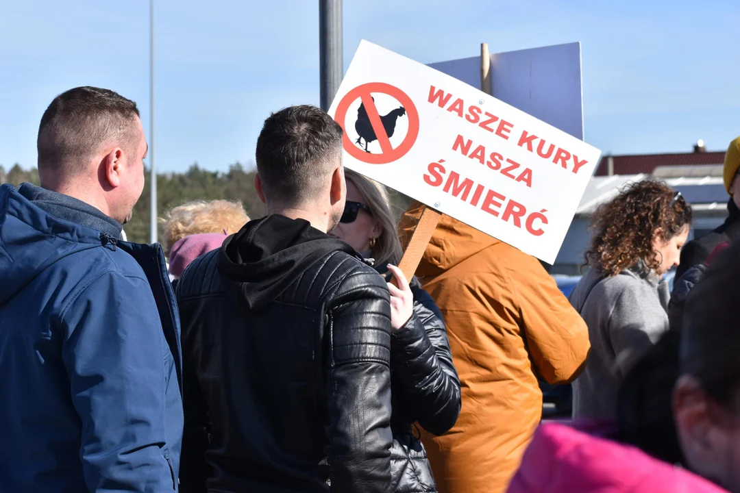 Protest przeciw budowie ferm drobiu - Międzyrzec Podlaski