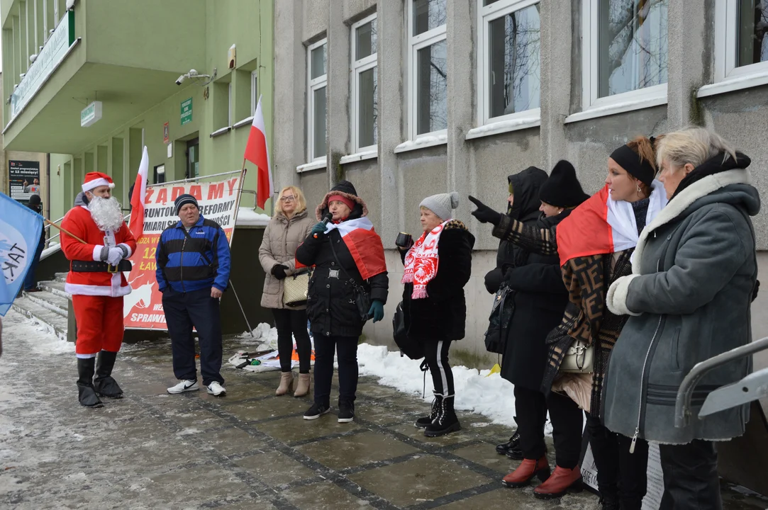 Protest przed Sądem Rejonowym w Opolu Lubelskim