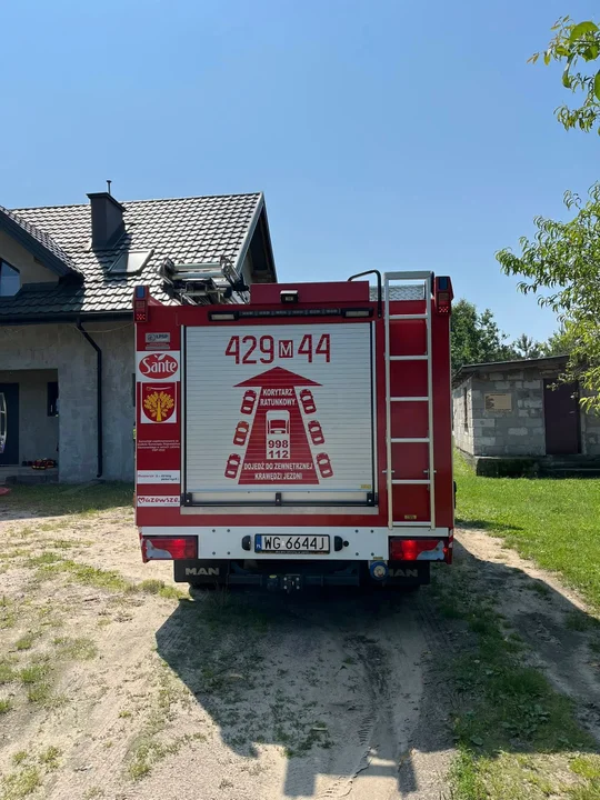 Prandocin: Śmigłowiec LPR zabrał ciężko poparzonego mężczyznę