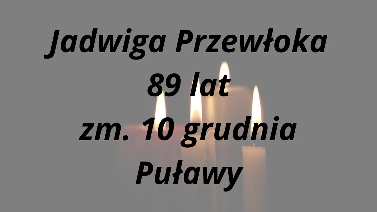 Nekrologi z Puław