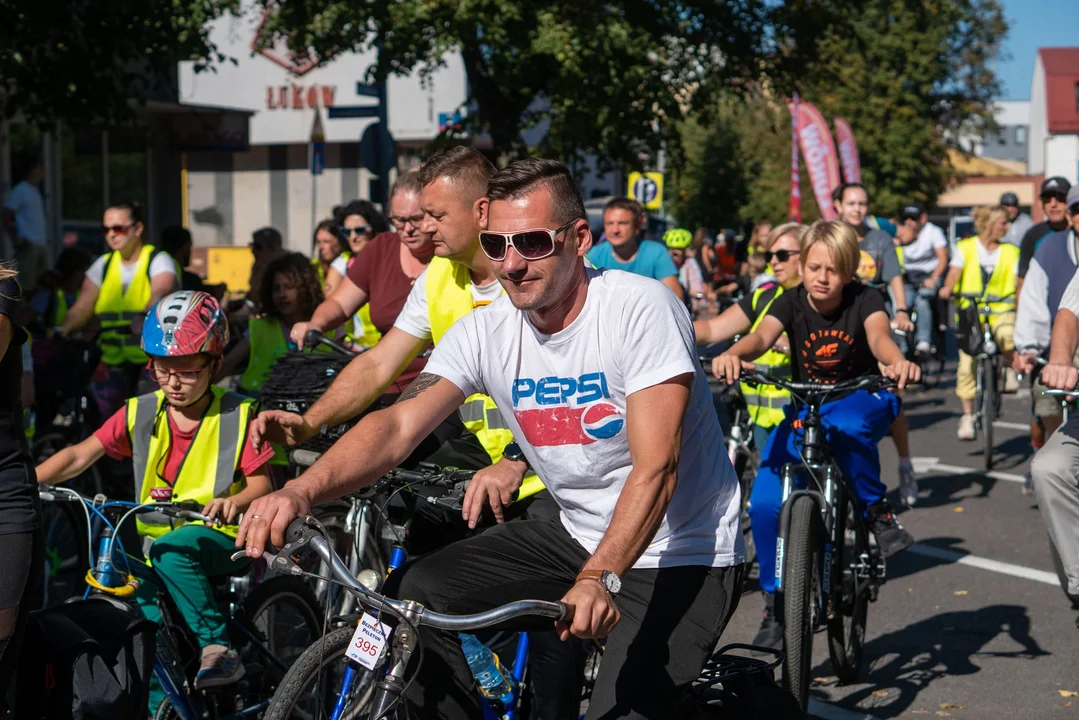 Łukowianie wsiedli na rowery i ruszyli w miasto