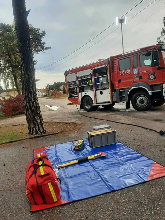 Strażacy z OSP Podosie na ćwiczeniach