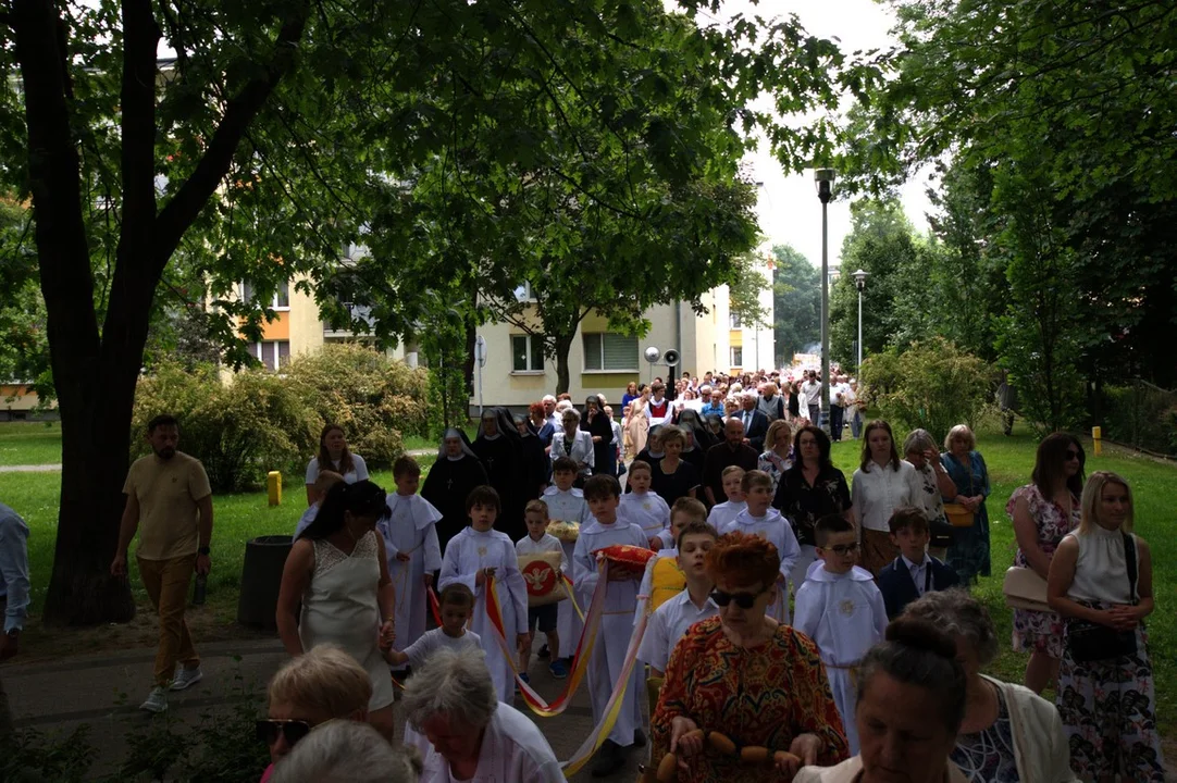 Procesja  Bożego Ciała w Puławach