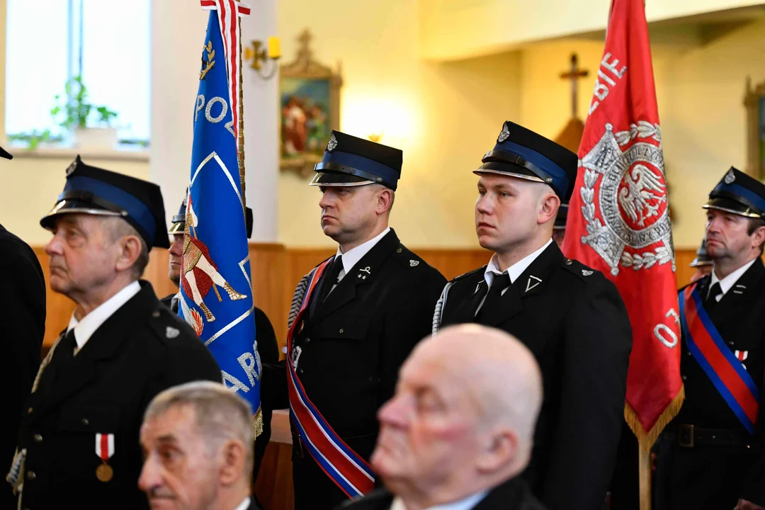 Zarzec Łukowski Msza Św. w intencji zmarłych strażaków z gminy Łuków