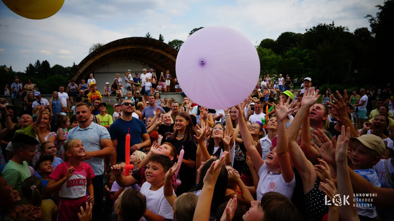 Festiwal Balonów, Baniek Mydlanych i Kolorów w Parku Miejskim w Łukowie