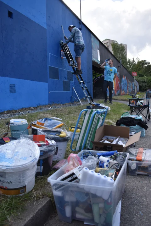 Nowy mural na Kalinowszczyźnie. Tak Ukraińcy dziękują Lublinowi za pomoc