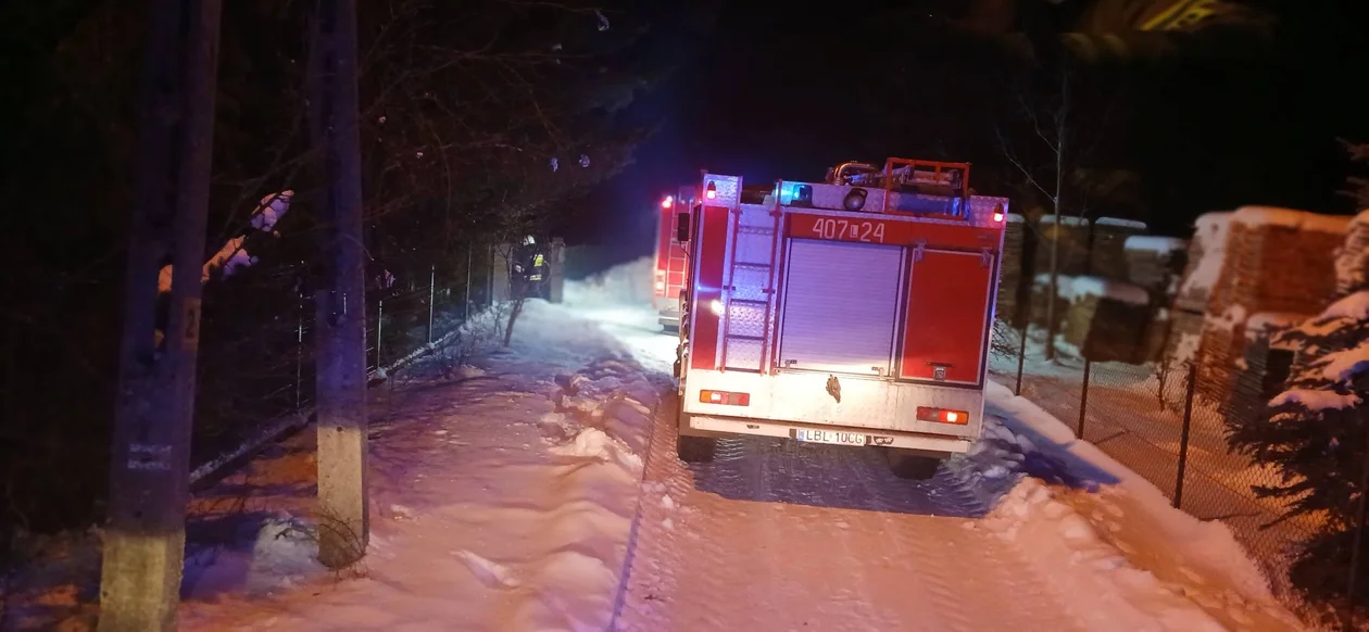 Pożary sadzy - powiat biłgorajski (OSP Sól)