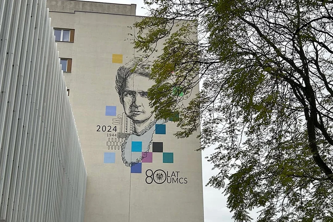 Nowy mural zdobi budynek WPiA UMCS (ZDJĘCIA) - Zdjęcie główne