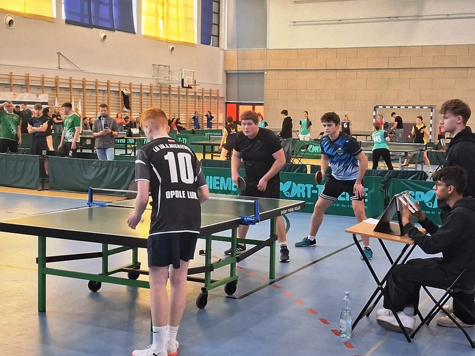 Tenis stołowy II LO w Lubartowie