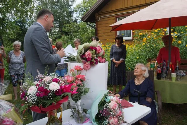 100 - lecie urodzin mieszkanki gminy Nałęczów