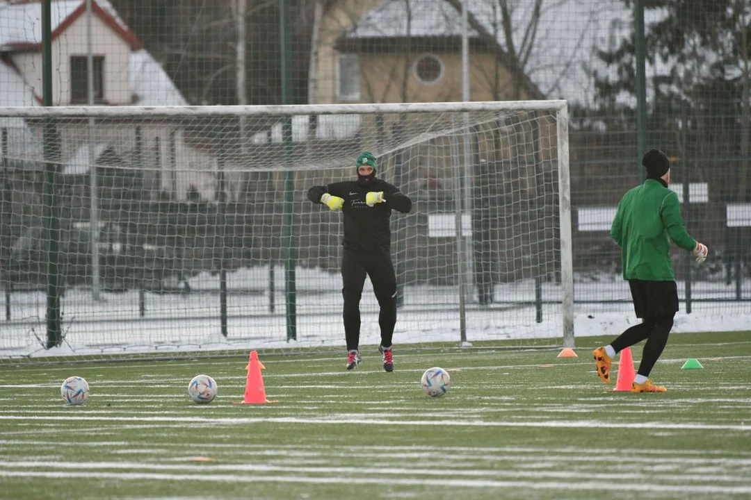 Noworoczny trening piłkarzy MKS Podlasie 08.01.2024