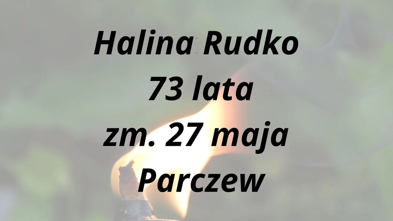 Nekrologi z powiatu parczewskiego