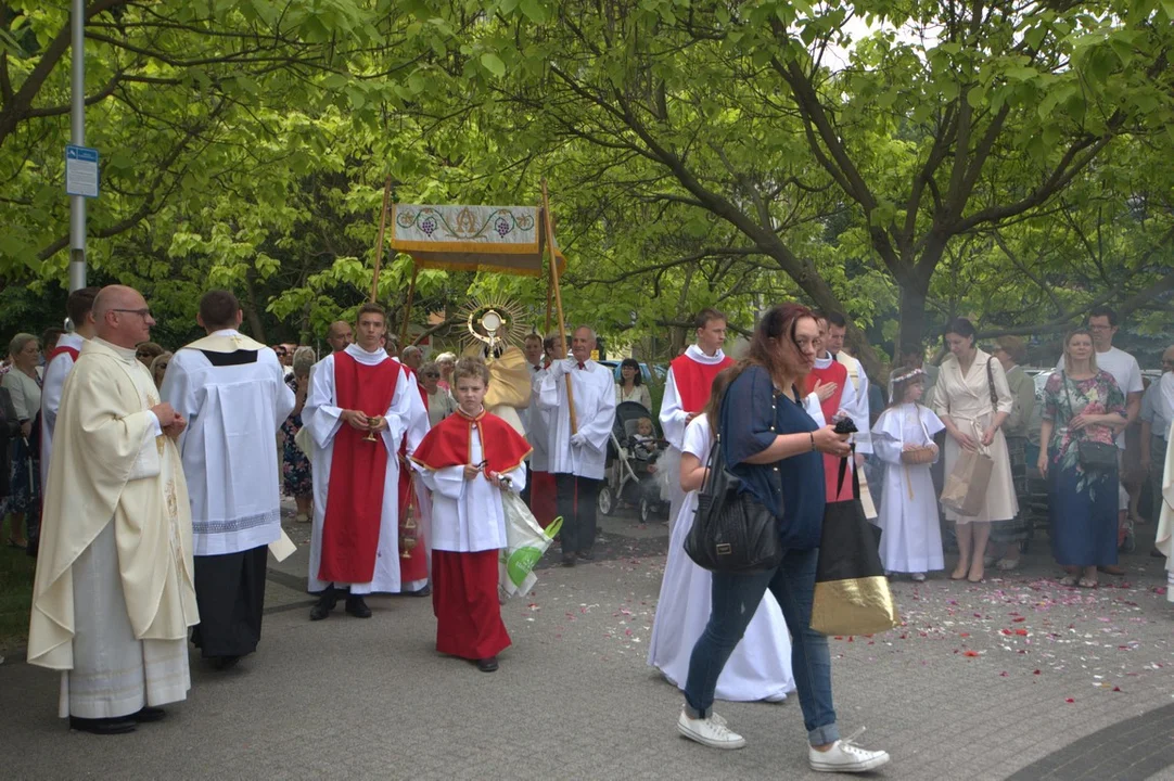 Procesja  Bożego Ciała w Puławach