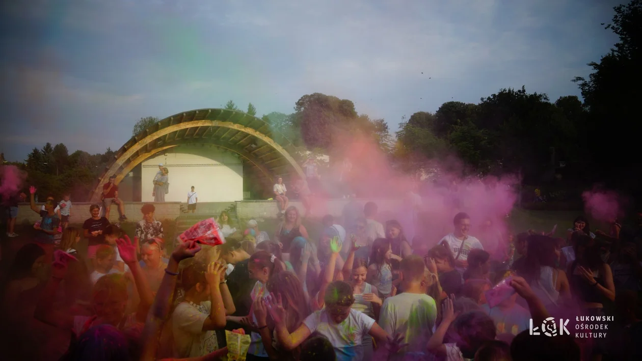 Festiwal Balonów, Baniek Mydlanych i Kolorów w Parku Miejskim w Łukowie