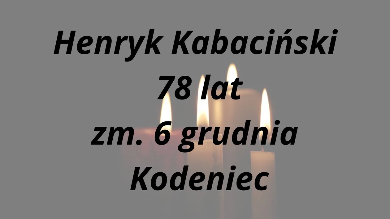 Nekrologi z Parczewa