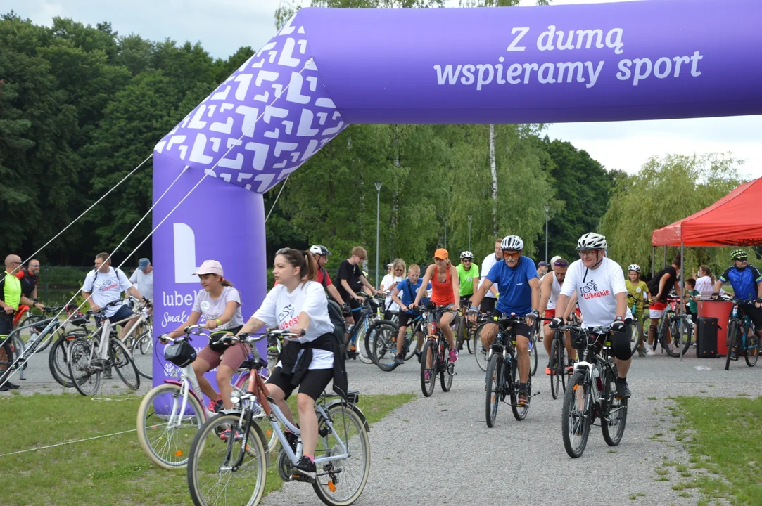 Rajd rowerowy Tour de Lubelskie w Poniatowej