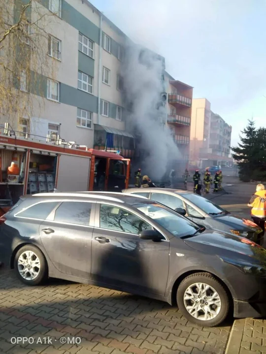 Lublin: Pożar bloku przy ul. Relaksowej. Nadzór Budowlany sprawdzi czy można tam mieszkać