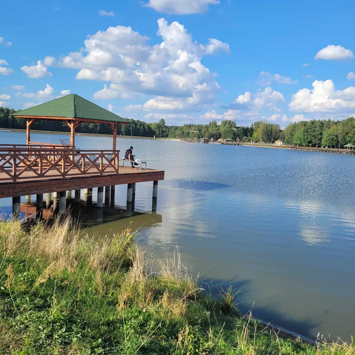 Jeszcze plażujemy nad Zalewem w Łukowie