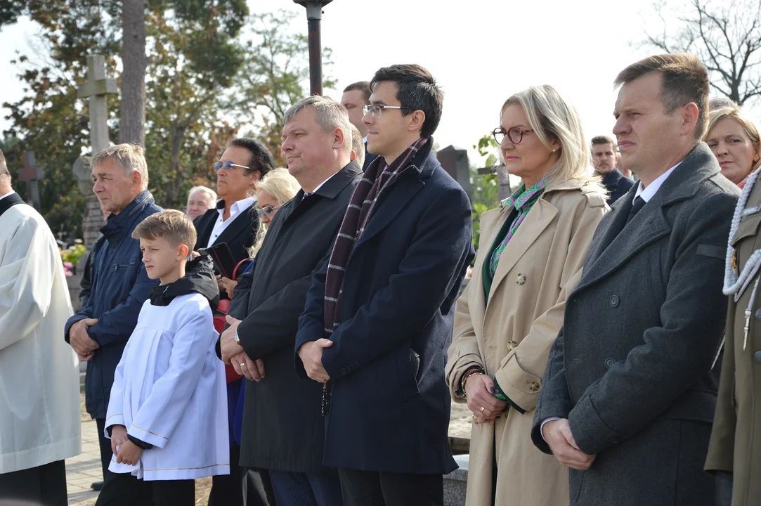 Odsłonięcie nagrobka żołnierza AK Karola Chlebickiego w Chodlu