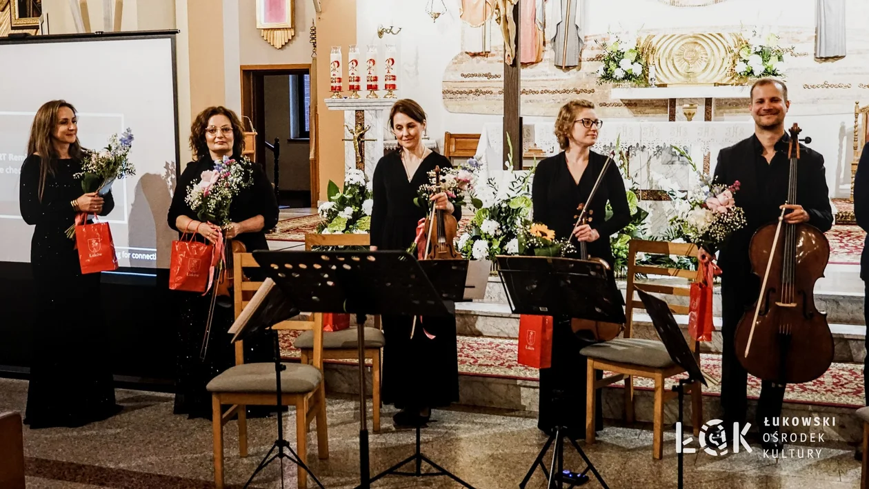 Muzyczna uczta w Łukowie – organy, sopran i kwartet smyczkowy poruszyły publiczność - Zdjęcie główne