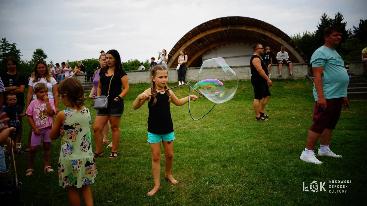 Festiwal Balonów, Baniek Mydlanych i Kolorów w Parku Miejskim w Łukowie