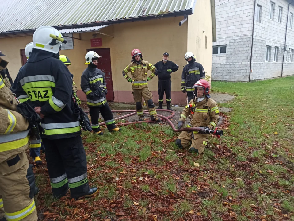 Gmina Wojcieszków. Strażacy z OSP szkolili się gaszenia pożarów