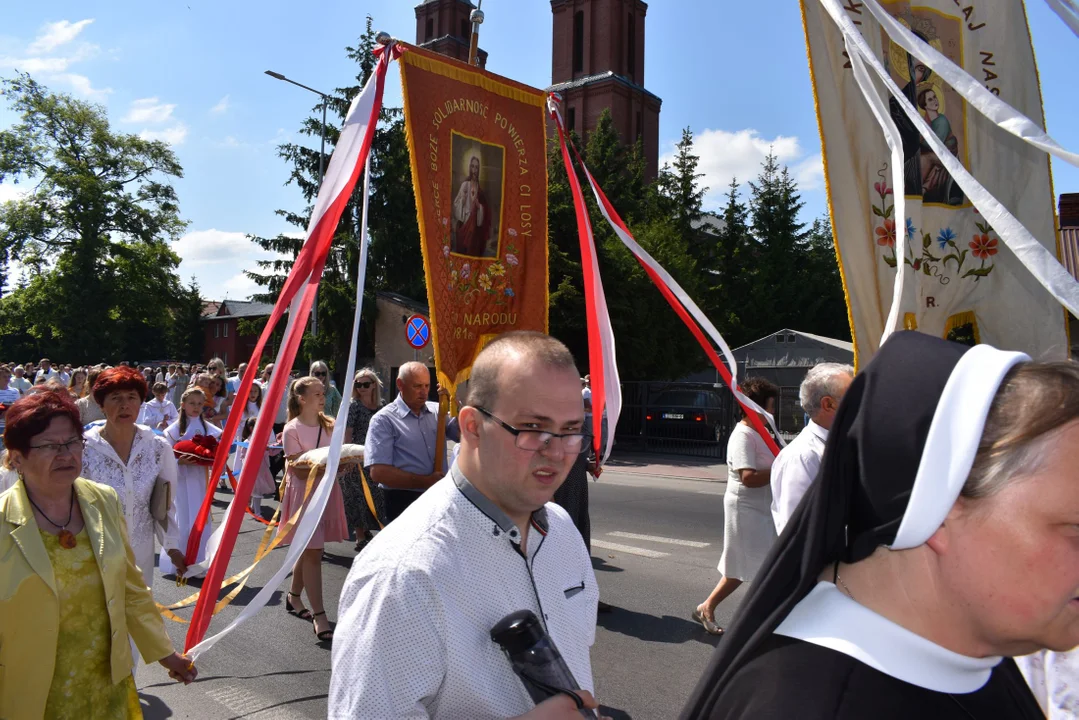 Święto Bożego Ciała w parafii Matki Kościoła w Łukowie