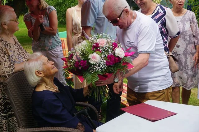 100 - lecie urodzin mieszkanki gminy Nałęczów