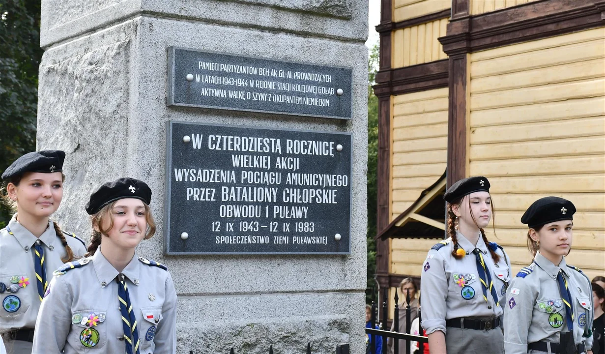 Tak uczczono 81. rocznicę wysadzenia pociągu amunicyjnego w Gołębiu