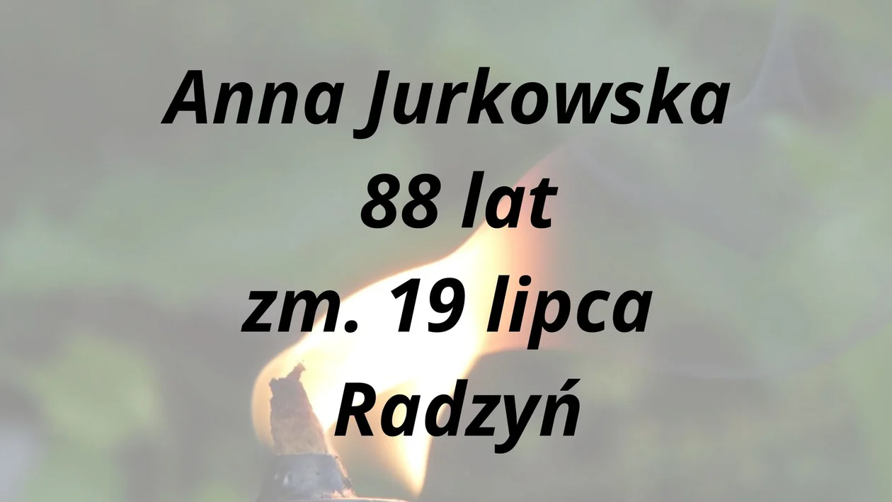 Nekrologi Radzyń