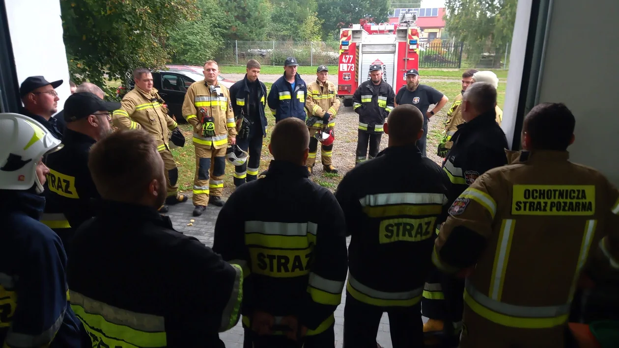 Gmina Wojcieszków. Strażacy z OSP szkolili się gaszenia pożarów