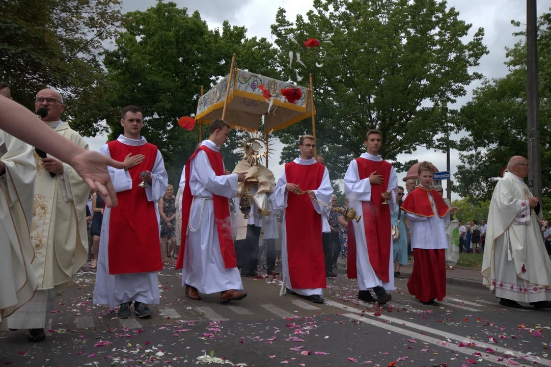 Procesja  Bożego Ciała w Puławach