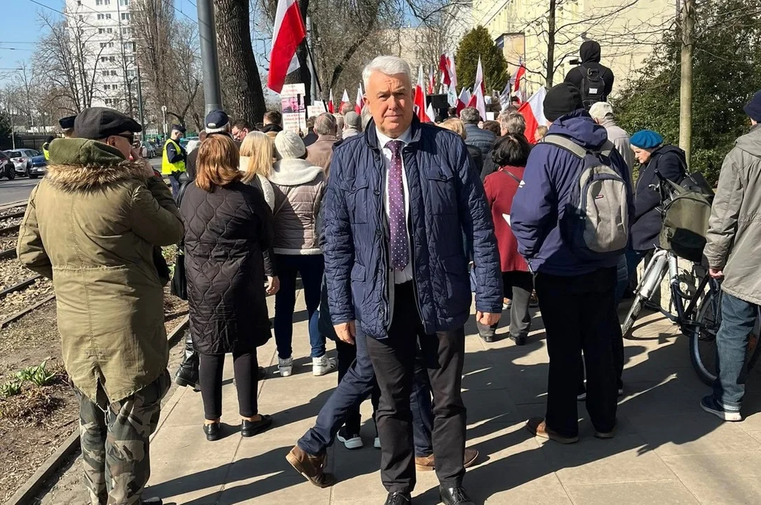 Poseł z Zamościa pojechał protestować. Co się stało? - Zdjęcie główne