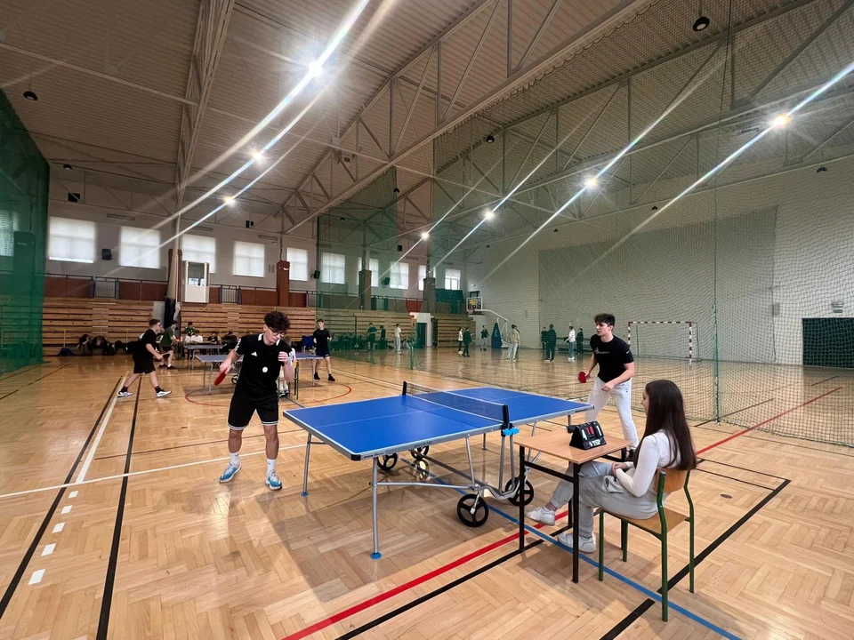 Tenis stołowy w ZS2 w Lubartowie