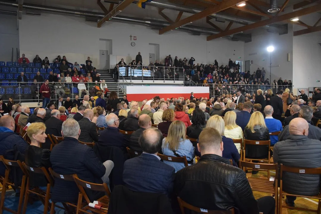 Donald Tusk i Rafał Trzaskowski w Białej Podlaskiej