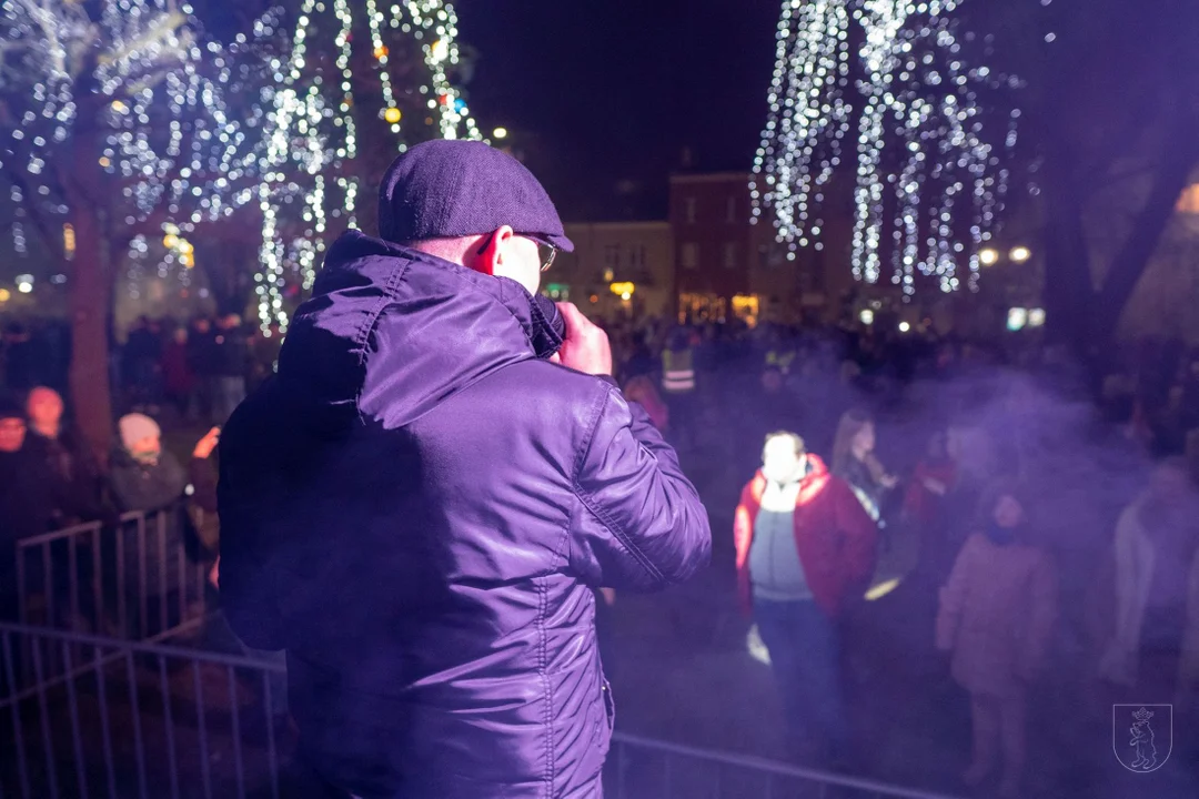 Łukowianie powitali Nowy Rok na placu pod zegarem!