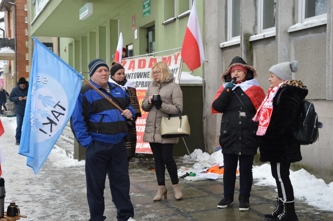 Protest przed Sądem Rejonowym w Opolu Lubelskim