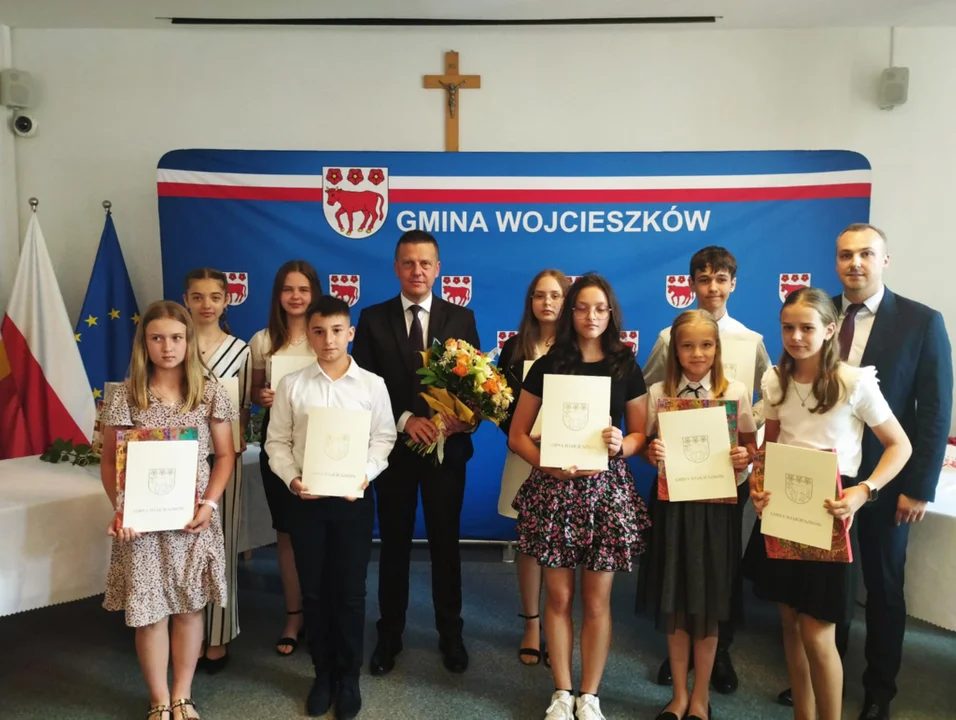 Zdolni uczniowie z gminy Wojcieszków
