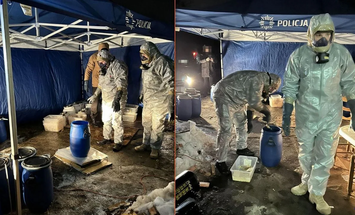 Lubelscy policjanci zlikwidowali narkotykowe laboratorium. Zatrzymali 41-latka - Zdjęcie główne